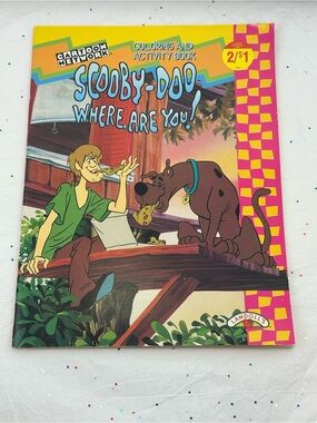 Vintage ‘97 Cartoon Network Scooby-Doo Coloring & Activity Book NEVER USED